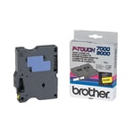 Brother TX-631 fita preto sobre amarelo 12 mm | BROTX631