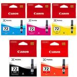 Canon PGI-72 Pack poupança (MBK/C/M/Y/R) | CANB-PGI-72MBK/C/M/Y/R