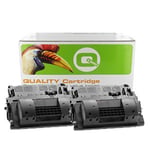 Q-Nomic CE390XD pack de 2 toners pretos XL | QNCE390XD