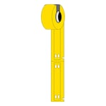 Brady M6-10x60-7598-YL etiquetas de poliuretano amarelas 10 mm x 60 mm | BRAM6-10X60-7598-YL