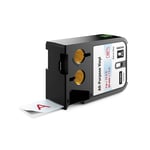 Dymo XTL 1868748 fita vinil vermelho sobre transparente 24mm | DYM1868748