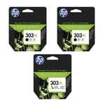 HP 303XL (3YN10AE) Pack 2 tinteiros pretos + 1 tinteiro cor | HP3YN10AEC