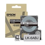Epson LK-6ABJ fita mate preto sobre cinzento claro 24mm | EPSC53S672088