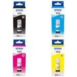 Epson 103 pack 4 garrafas de tinta | EPSB-103