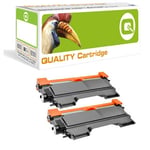 Q-nomic TN-2220 Pack duplo toner preto XL | QNB-TN2220BK2X
