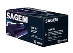 Sagem CTR33 toner preto | SAG-CTR33