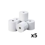 Pack 5x Rolo térmico | 80X80X12 | 39.5M | WHI1327995x5
