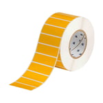 Brady THT-18-423-3-YL etiqueta de poliéster amarelo brilhante 76,20 x 25,40 mm | BRATHT-18-423-3-YL