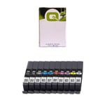 Q-Nomic PFI-300 Pack tinteiro preto + 9 cores | QNPFI-300