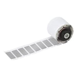 Brady M6-03-7593-SL etiquetas de poliéster prateadas 27 mm x 15 mm | BRAM6-03-7593-SL