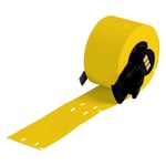 Brady M6-12-109-YL etiquetas de polietileno amarelas 19,05 mm x 76,20 mm | BRAM6-12-109-YL