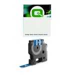 Q-Nomic 1805243 IND Rhino fita vinílica branco sobre azul 12 mm | QN1805243