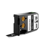DYMO 1868797 XTL fita vinil branco sobre preto 19mm | DYM1868797