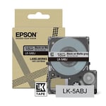 Epson LK-5ABJ fita mate preto sobre cinzento claro 18mm | EPSC53S672087