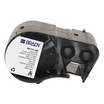 Brady M5-117-499 etiquetas de tecido de nylon preto sobre branco 12,7 mm x 25,4 mm | BRAM5-117-499