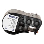 Brady M4C-1000-595-OR-BK fita de vinil preto sobre laranja 25,4 mm x 7,62 m | BRAM4C-1000-595-OR-BK