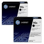 HP 90X (CE390XD) pack de 2 toners pretos XL | HPB-CE390XD
