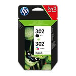 HP 302 Pack (X4D37AE) tinteiro preto + cores | HPB-302_R