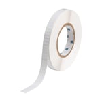 Brady THT-97-423-10 etiqueta de poliéster branco brilhante 12,70 x 5,08 mm | BRATHT-97-423-10