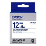 Epson LK-4WLN Fita azul sobre branco 12mm (C53S654022) | EPSLK-4WLN