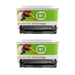 Q-Nomic 201X Pack x2 toner (CF400XD) preto XL | QNB-201X