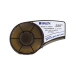 Brady M21-187-C-342-YL fita termo retrátil preto sobre amarelo 8,51 mm x 2,10 m | BRAM21-187-C-342-YL