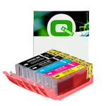 Q-Nomic Pack tinteiros PGI570 + CLI571 (BK/C/M/Y) | QNB-PGI570CLI571