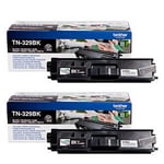 Brother TN329BK pack de 2 toners. | BRB-TN329BK
