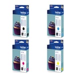 Brother LC123 Pack 4 tinteiros | BRB-LC123BCMY