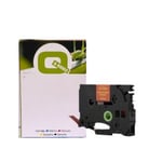 Q-Nomic TZe-RW34 fita dourada sobre vermelho vinho 12 mm. | QNTZE-RW34