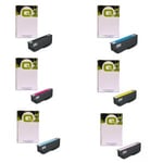 Q-Nomic 250 Pack Tinteiros 6 cores | EPSB250BKCMYLCLM