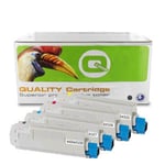 Q-Nomic Pack poupança toners 44844508/7/6/5 4 cores | QN44844508BK/C/M/Y