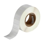 Brady THT-17-533-3 etiqueta removível de poliéster branco brilhante 50,80 x 25,40 mm | BRATHT-17-533-3