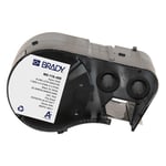Brady M5-118-499 etiquetas de tecido de nylon preto sobre branco 25,4 mm x 9,53 mm | BRAM5-118-499