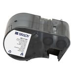 Brady M5-17-351 etiquetas de vinil preto sobre branco 25,4 mm x 12,7 mm | BRAM5-17-351