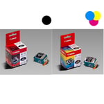 Canon Pack tinteiros BC-10 (preto) + BC-11 (cores) | CANB-BC-10-11E