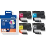 Brother LC521 Pack 4 cores | BROLC-521