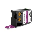 DYMO 1868793 XTL fita de vinil branco sobre roxo 24mm | DYM1868793