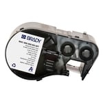 Brady M4C-500-595-RD-WT etiquetas de vinil branco sobre vermelho 12,70 mm x 7,62 m | BRAM4C-500-595-RD-WT