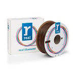 REAL 3D Filamento PLA 1,75 mm castanho (1 kg) | 3DREALPLA175-2019