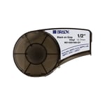 Brady M21-500-595-GY fita de vinil preto sobre cinzento 12,7 mm x 6,40 m | BRAM21-500-595-GY