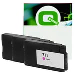 Q-Nomic 711 (CZ135A) Pack 3 tinteiros magenta | QNCZ135A