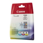 Canon Pack tinteiros CLI-8 3 cores (C/M/Y) | CANB-CLI8CMY_R