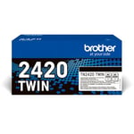 Brother TN-2420BK pack duplo toner preto | BROB-TN2420BK2X
