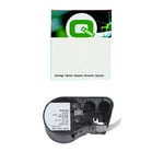 Q-Nomic M-89-422 Etiquetas de poliéster 38,1 mm x 12,7 mm | QNM-89-422
