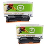 Q-Nomic 410X Pack 2x toner (CF410XD) preto XL | QNB-410X