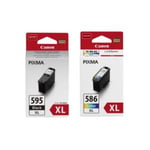 Canon PG-595XL / CL-586XL Pack tinteiros | CANB-PG595XLCL586XL