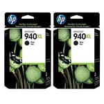 HP 940XL Pack poupança 2 tinteiros pretos (BK) | HPB-940XL2BK