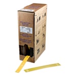 Brady BM-10X75-7598-YL etiquetas de poliéster amarelas 10 mm x 75 mm | BRABM-10X75-7598-YL