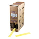 Brady BM-10x60-7643-YL etiquetas de poliuretano amarelas 10 mm x 60 mm | BRABM-10X60-7643-YL